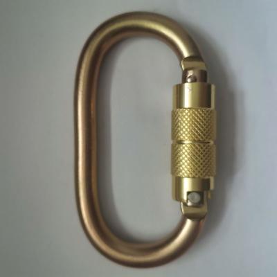 China High Quality Safety General Industry Cheap Price Safety Steel O Hock Type Carabiner Custom Made In China for sale