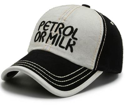 China JOINT Vintage Washed Distressed Cotton Two Tone Metal Buckle Men Women Dad Baseball Cap Hat For Promotion for sale