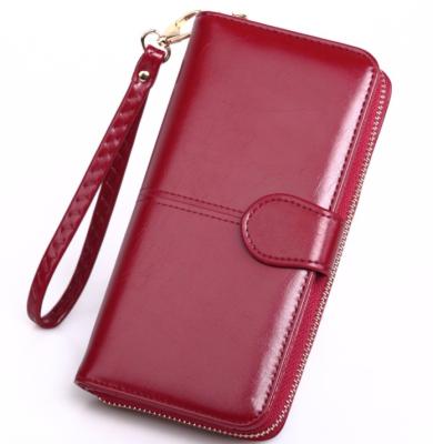 China Simple Wallet Women Wallet Carteras De Mujer Wristlet Zipper Clutch Design Ladies Wallets Waterproof Long for sale