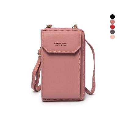 China Minimalist PU Women's Wallet Business Card Holder Waterproof Multifunctional Leather Wallet Money Purse for sale