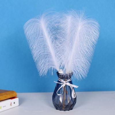 China New 1 Artificial Pampas Grass Small Fork Fake Fork Natural Bohemian Style Touch Pampas Grass Artificial Flowers Wedding Silk Home Decor Decoration for sale