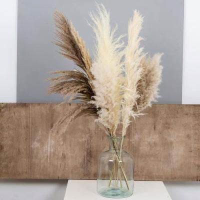 China Large Artificial Pampas Grass Decor Eco-friendly Artificial Pampas Grass Decor Large Fake Flower Pampas Grass Bouquet Decoration Pampas Grass for sale