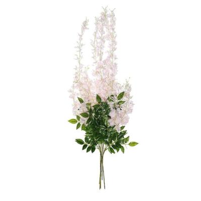 China Wholesale Artificial Flower Hanging Wedding Background Wall Decoration Silk Wisteria Silk Flower for sale