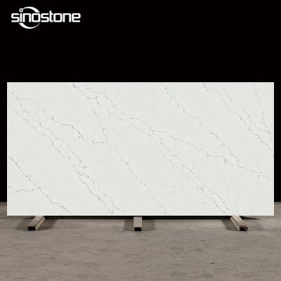 China Factory Price Big Sale Durable Hot Polish Outdoor Artificial Silicon Quartz Stone Low Slab Tiles For Kitchen Sink for sale