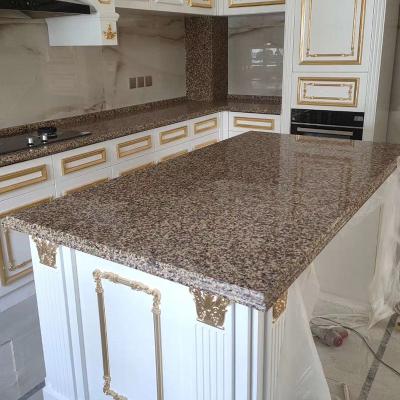 China High quality durable natural artificial quartz mix color liters engineered stone slab for kitchen marble countertops for sale