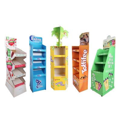 China Rolling out 2021 new goods fashion advertising display stand rack display paper display stand for sale