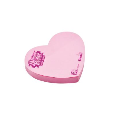 China Recycled Materials Cheap Wholesale Convenient and Practical Heart-shaped Cute Self Self Paper Sticky Note for sale