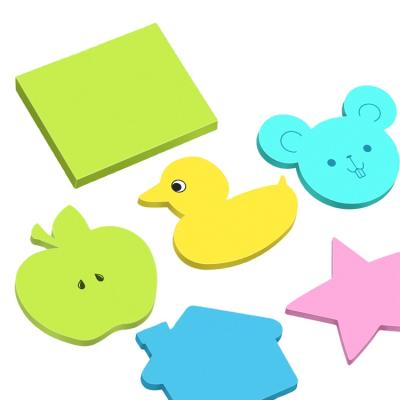 China Recycled Materials New Arrival Mini Sticker Small And Portable Cute Multiple Styles Customized Color Sticky Note for sale