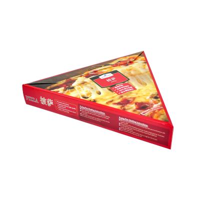 China Large Factory Wholesale Custom Corrugated Food Pizza Packaging Classic Printed Triangle Paper Box for sale