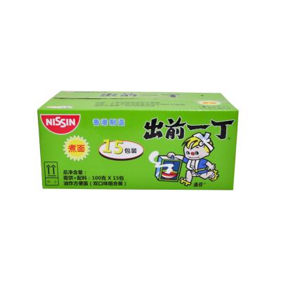 China Fashionable Design Custom Printed Logo Cardboard Instant Noodle Food Packaging Paper Box Quickly for sale