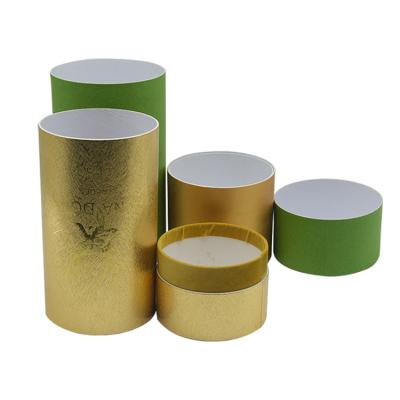 China Gift & Cost Effective Craft Lovely Atmosphere Packing Not Easily Deformed Cylindrical Shape Tea Paper Box for sale