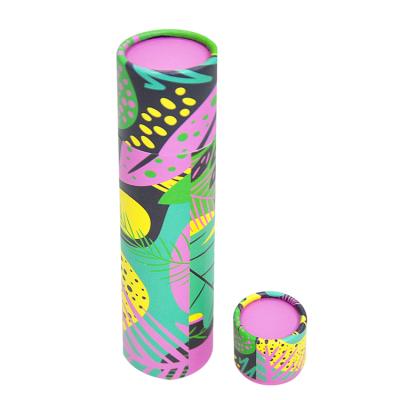 China Gift & High Quality Customized Craft New Design Cylindrical Shape Paper Tea Box With Packaging for sale