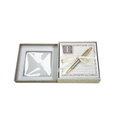 China Memo Pads Manufacturer-made Beautiful Atmosphere Boxes Packaging Box Notepad Paper Gift Set for sale