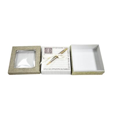 China Notepad New Design Good Quality Small Box And Exquisite Packaging Boxes China Notepad Paper Gift Set for sale