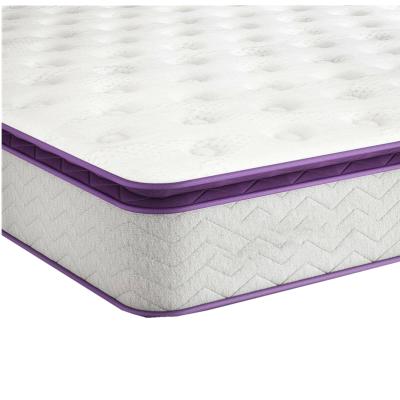 China Popular Wholesale Foldable 8/10/12 Inch Pillow Top Memory Foam Mattress Pocket Spring Hybrid Bed In A Box for sale