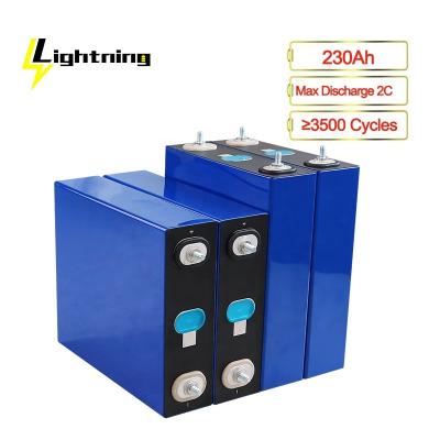 China Rechargeable 3.2V 230Ah Prismatic Solar System and Wind Power Solar Battery for sale