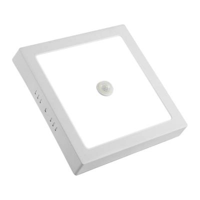 China Led Sensor Household Lighting Aluminum Coverage 1800lm Pir Panel Square Led Panel Lamp for sale