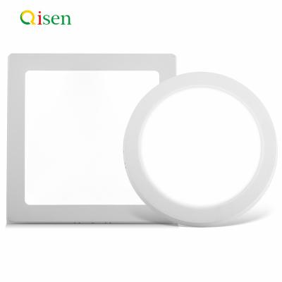 China Ultrathin Thickness Led Surface Panel Light Ceiling 3W 6W Square Recessed Skd Round 18W 24W for sale