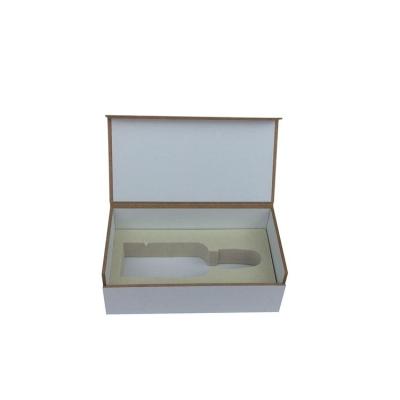 China Factory direct color printing wood biodegradable gift box for perfume with white EVA Inner Tray for sale