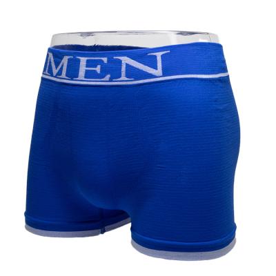 China Breathable Men Underwear Blue Cotton Comfortable Cooling Briefs Plus Mid Rise Boxer for sale