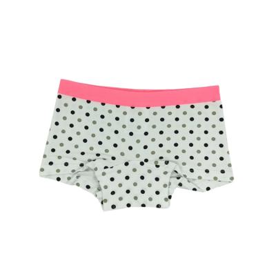 China Breathable High Waist Polka Dot Underwear Cotton Child Cartoon Cute Briefs Kids Panties For Winter Kid for sale