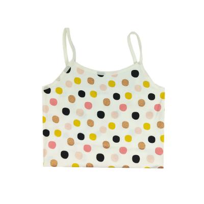 China Cute Breathable Cute Sleeveless Cute Print Sleeveless Girls Kids Children's Top Vest, Fashion Cute Vest For Girl for sale