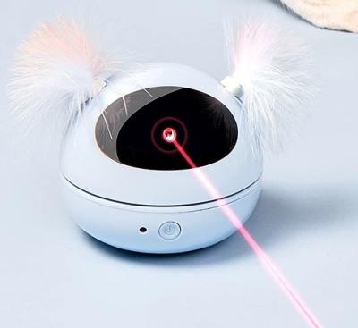 China Viable Automatic Cat Toy Smart Laser Toy Chasing Indoor Interactive Cat Toy for sale