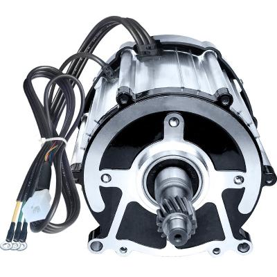 China Totally Enclosed 1500W 60V 72V BLDC Mid Rack DC Brushless Motor For Electric Tricycle Car for sale