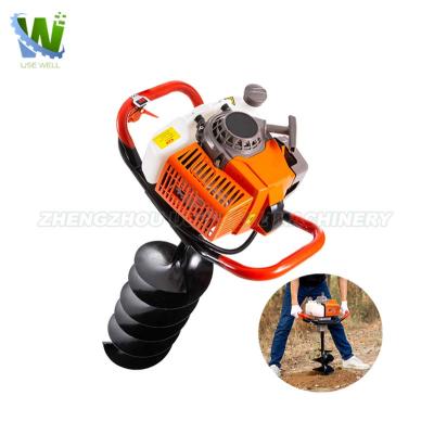 China Portable Gas Powered Drilling Machine Tree Planting Farm Feed Development Machine Excavator Machinery Mail Hole Digger Trencher for sale