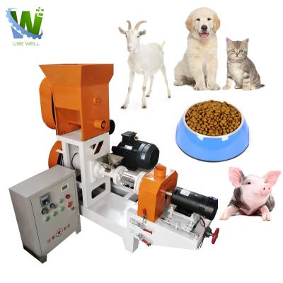 China Dog Pig Fish Poultry Fish Poultry Feed Pellet Extruder Machine Prices Dog Cat Fish Feathered Game Dry Floating Pellet Making Processing Machinery for sale