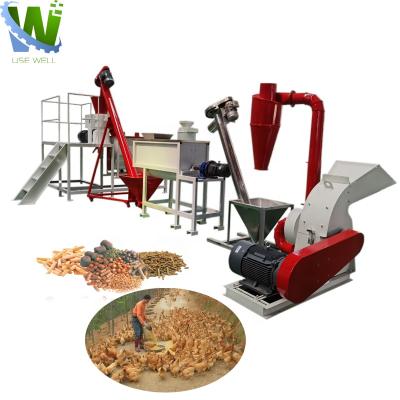 China Cattle feed pellet machine straw feed pellet making machine animal feed grass pellet mill granulator machine line for sale