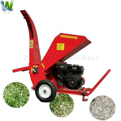 China Factory Diesel Small Tree Cutting Branches Machine For Gasoline Tree Branch Chipper Shredder Wood Chipper for sale