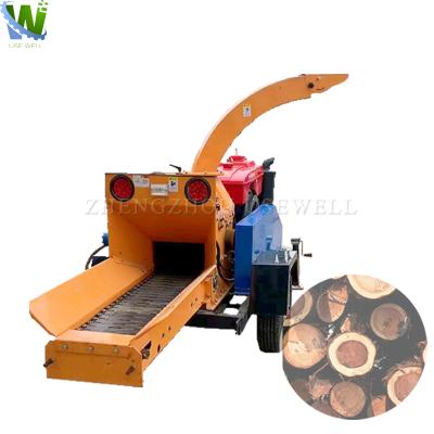 China Heavy Duty Branch Cutting Machine Tree Shredder Twig Shredder Heavy Duty Plant Timber Tree Branches Shredder for sale