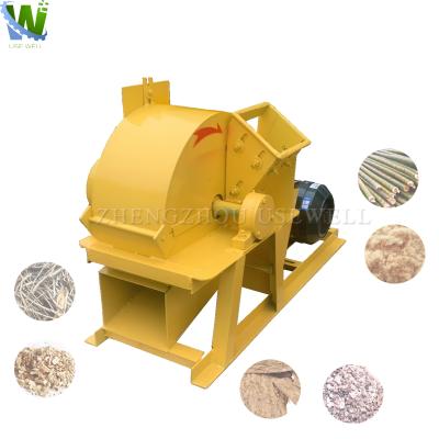 China Portable Industrial Mobile Diesel Wood Crusher Machine Wood Chipper Chipper Shredder Sawdust Waste Wood Board Pallet Wood Pulverizer for sale