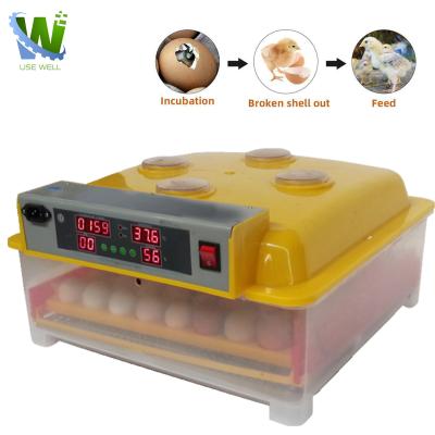 China Automatic Intelligent Multifunctional Solar Poultry Incubator 24 Eggs Large 48 96 Egg Incubator Tray Hatcher Incubators Hatching Machine for sale