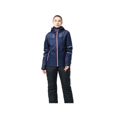 China OEM Kempgear Windproof Polyester Ski Jacket Winter Jacket Women Blue Breathable Waterproof Shell Outdoor Waterproof Shell for sale