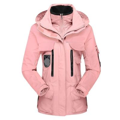 China Wholesale Breathable Snow Wear 2022 Winter Professional High Quality Heat Thick Breathable Jacket Print Women Warm Ski Suit Outdoor Zipper for sale