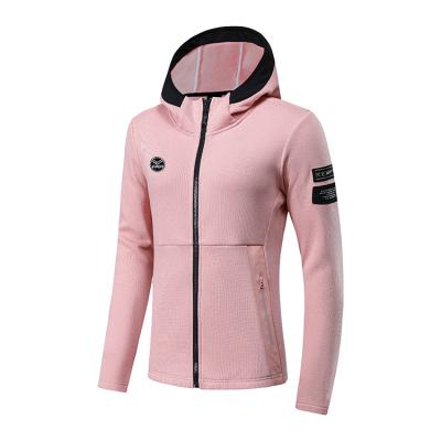 China Sport Casual Fashion Breathable Zipper Hooded Lightweight Anorak Workout Windbreaker Custom Waterproof Jacket For Woman for sale