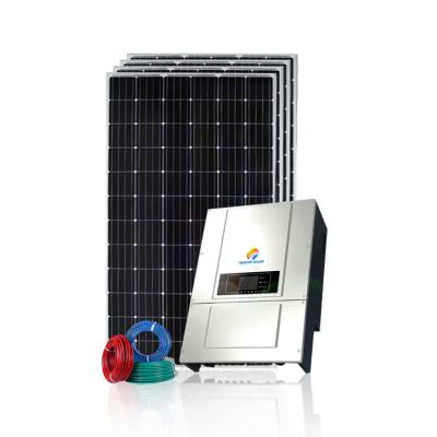 China Home fotovoltaico 3kw on grid solar panels kit 5KW for sale