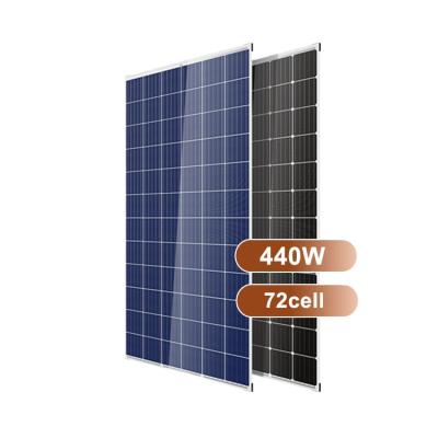 China Home Solar Power System Polycrystalline Solar Panel 440W Use Solar Panel for sale