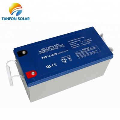 China Solar Energy Storage Systems 12V 200AH Ups Solar Battery / Gel Battery 12V200AH / 12V Battery for sale