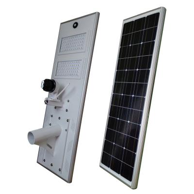 China Outdoor 60W All In One Solar Street Light 60W Integrated Street Light With CCTV for sale