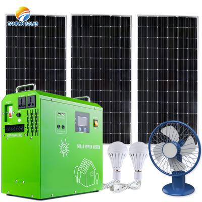 China 1000W Portable Solar Power Home Lighting System Energy Kit 655*260*525mm for sale