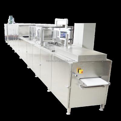 China snack factory chocolate production molding line ventilation tunnel chocolate molding machine for chocolate bar for sale