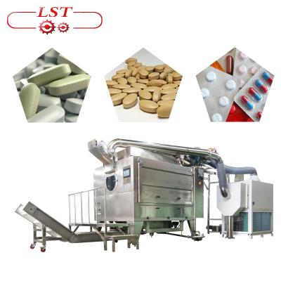 China Snack Factory System Automatic Cleaning Chocolate Bean Enrobing Production Line Sugar Chocolate Enrobing Machine for sale