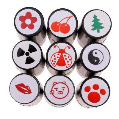 China Office Golf Ball Stamp Marker Printing Seal Quick Dry Plastic Golfer Club Accessories Symbol Golfer Souvenir Gift for sale