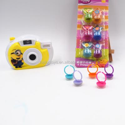 China Toy Lovely Mini Kids Funny Educational Toy Inking Finger Ring Stamp for sale