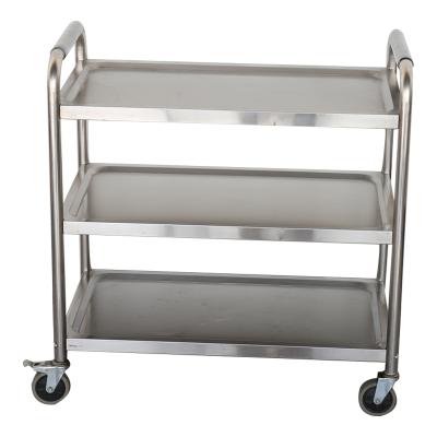 China Commercial Resturant Kitchen Equipment 2021 Best Selling Stainless Steel Kitchen Carts With Dining Restaurant Hotel Trolley for sale