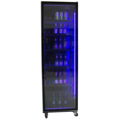 China Single-temperature Factory Wholesale Selling Glass Single Door Beverage Fridge Beer Freezer for sale