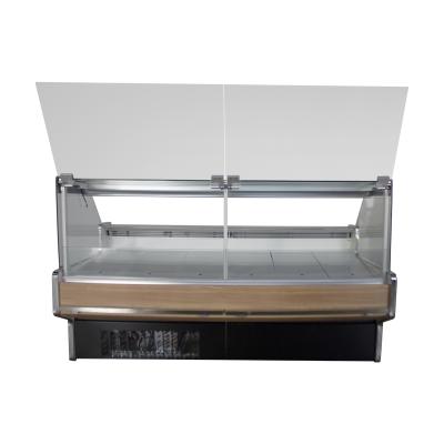 China Single-temperature Supermarket Store Fresh Meat Deli Refrigerator Cooling Display Freezer for sale